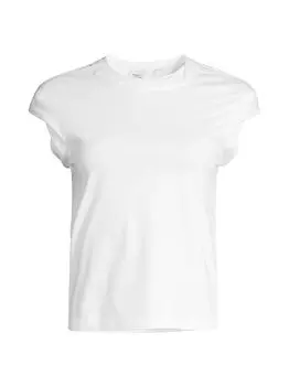 Перекрученный топ с акцентом Tory Burch, белый