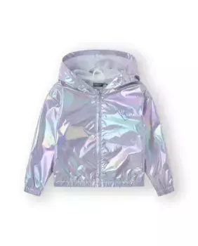 Переливающаяся девичья ветровка с капюшоном Canada House, сиреневый