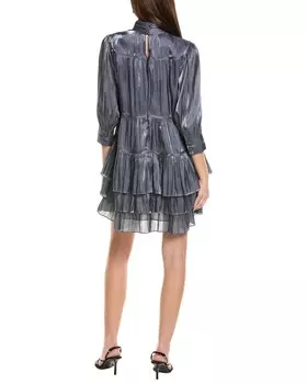 Переливающееся мини-платье Cinq Sep Riva Cinq Sept, серый