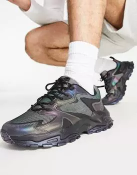 Переливающиеся кроссовки на массивной подошве ASOS DESIGN