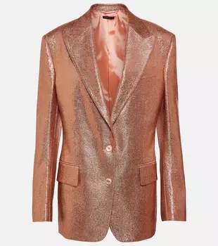 Переливающийся блейзер Sable TOM FORD, розовый