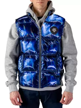 Переливающийся пуховик Woodpecker, синий