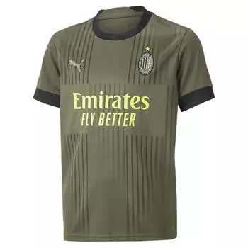 переменный ток Футболка Milan 22/23 Replica Away Молодежная PUMA, Бело-красный