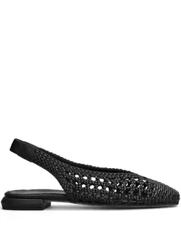 Переплетенные балетки Pedro Miralles, черный