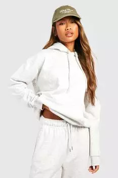 Переработанная худи Boohoo, серый