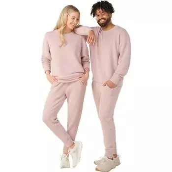 Переработанные махровые брюки Smartwool, лиловый