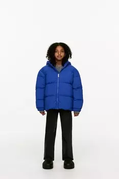 Переработанный пуховик Arket, синий