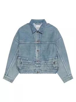 Перевернутая куртка Balenciaga, синий