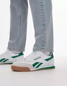 Перезаказать кроссовки Campio XT белого и зеленого цвета Reebok