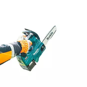 Цепная пила электрическая Makita UC002GM201, 1400W + два аккумулятора, зарядное устройство