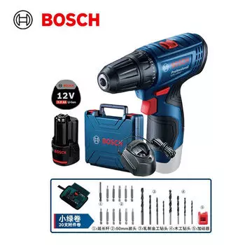 Перезаряжаемая электрическая отвертка Bosch, отвертка с литиевой батареей, ручная дрель, ящик для инструментов