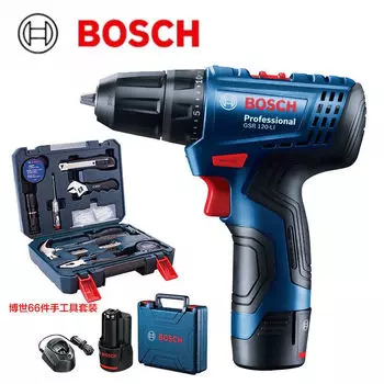 Перезаряжаемая электрическая ручная дрель Bosch, импортная литиевая электрическая дрель, многофункциональная электрическая отвертка