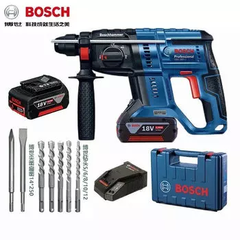 Перфоратор Bosch GBH 180-Li + сверла, аккумулятор, зарядное устройство
