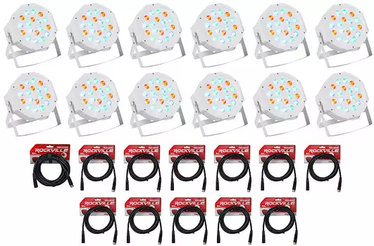 Перезаряжаемые лампы Rockville RockPAR50 WHT LED RGB