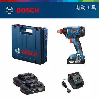 Гайковерт ударный Bosch GDX 180-Li + два аккумулятора, зарядное устройство, кейс