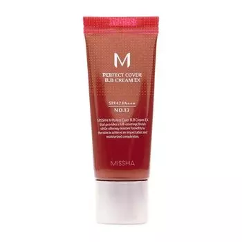 Perfect cover bb тонированный крем для лица Missha, цвет 13, 20 мл