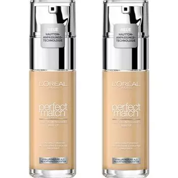 Perfect Match Make-Up 2.N Vanilla, двойная упаковка L’Oral Paris, 60 ml