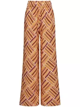 Perfect Moment брюки Eularia с геометричным принтом, оранжевый