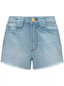 Perfect Moment джинсовые шорты с эффектом потертости, синий