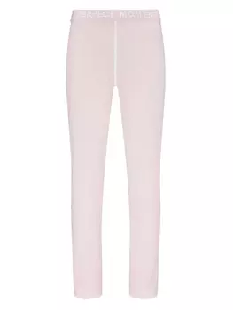 Perfect Moment Kids лыжные легинсы Thermal с логотипом, розовый