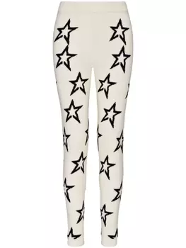 Perfect Moment легинсы Aster вязки интарсия, белый