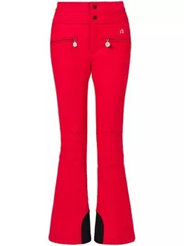 Perfect Moment расклешенные лыжные брюки Aurora с завышенной талией, красный