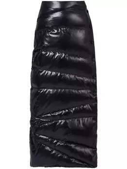 Perfect Moment стеганая юбка макси, черный