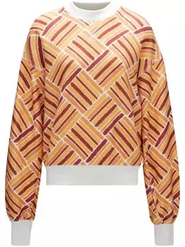 Perfect Moment толстовка Eularia с геометричным принтом, оранжевый