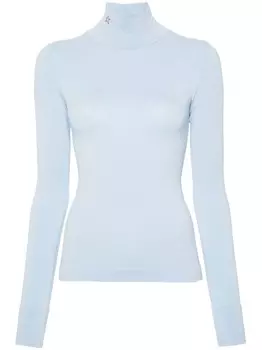 Perfect Moment топ с вышивкой, синий