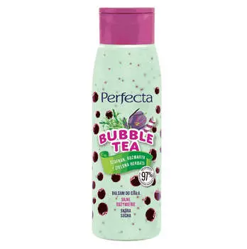 Perfecta Bubble Tea сильно питательный лосьон для тела Шафран + Розмарин + Зеленый чай 400мл