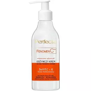 Perfecta, Fenomen C Питательный крем для рук, ногтей и кутикулы, «витаминные перчатки», 195 мл
