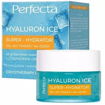 Perfecta Hyaluron Ice Супер-Увлажняющий гель для лица дневной 50 мл Assorted