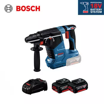 Перфоратор Bosch GBH187-Li + два аккумулятора 5.0Ah