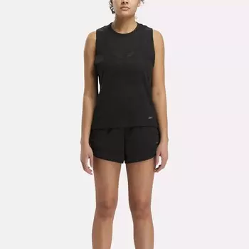 Перфорированная майка Reebok, черный