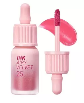 Peripera, Жидкая помада, чернила Airy Velvet 25 Zazzy Peach, 4 г Inny Producent