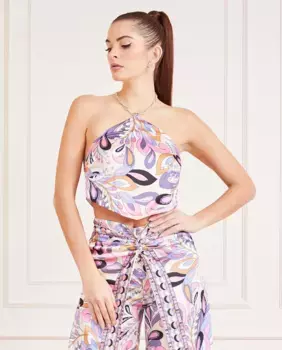 Перкинс шейный топ Marciano by Guess, мультиколор