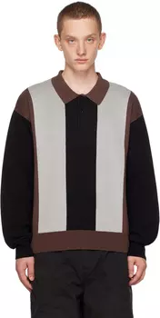 Perks и мини-поло коричнево-черной формы Perks and Mini