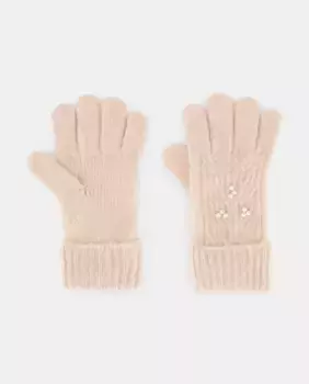 Перламутровые перчатки для девочки Kids El Corte Ingls, светло-розовый