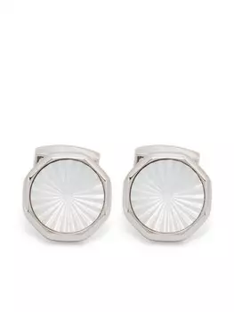 Перламутровые запонки Tateossian, серебряный