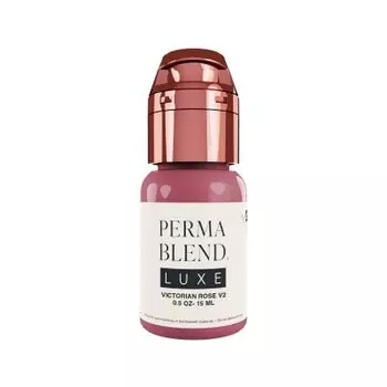 Perma Blend Luxe, Пигмент для перманентного макияжа губ, Викторианская роза V2, 15 мл