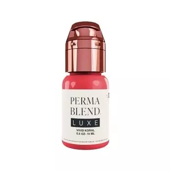 Perma Blend Luxe, Пигмент для перманентного макияжа губ, яркий коралл, 15 мл