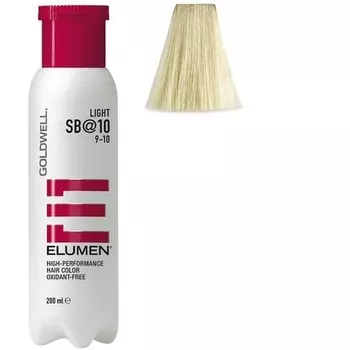 Перманентная краска для волос Elumen Sb@10 без аммиака, 200 мл Light Sb @ 10, Goldwell