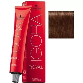 Перманентная краска для волос Schwarzkopf Igora Royal 6-68 Темно-каштановый блондин 60мл