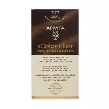 Перманентное окрашивание My Color Elixir Apivita, цвет blonde intense sand
