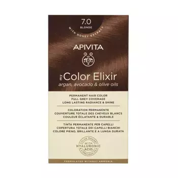 Перманентное окрашивание My Color Elixir Apivita, цвет blonde
