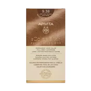 Перманентное окрашивание My Color Elixir Apivita, цвет very blonde gold pearl