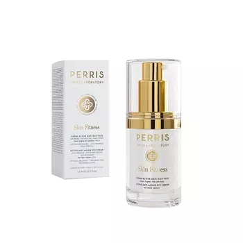Perris Monte Carlo Skin Fitness Активный антивозрастной крем для глаз унисекс 15 мл 102 г Миндаль