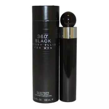 Perry Ellis 360 Black Men'S Eau De Toilette 3.4Oz