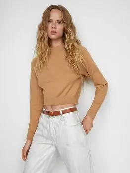 Персебе Джемпер Mango, коричневый