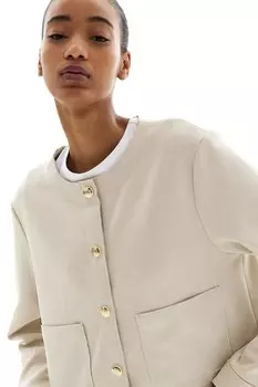 Персиковый кардиган H&M, бежевый